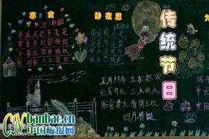 “中国传统节日”主题黑板报设计大赛作品欣赏_共8张