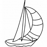 月牙帆船
