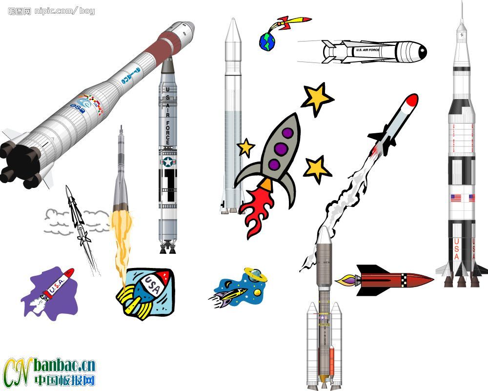 火箭图形图片插图