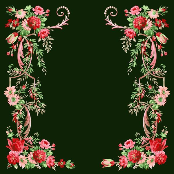 花卉边框-纹理边框,中国花卉网,边框素材,花卉图片,qq空间边框-纹理边框,花卉边框