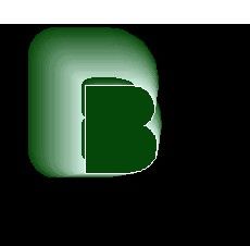 中国板报网一周年庆特别奉献之绿黑风格主题字母B