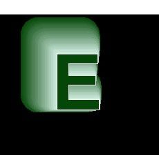 中国板报网一周年庆特别奉献之绿黑风格主题字母E