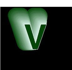 中国板报网一周年庆特别奉献之绿黑风格主题字母V