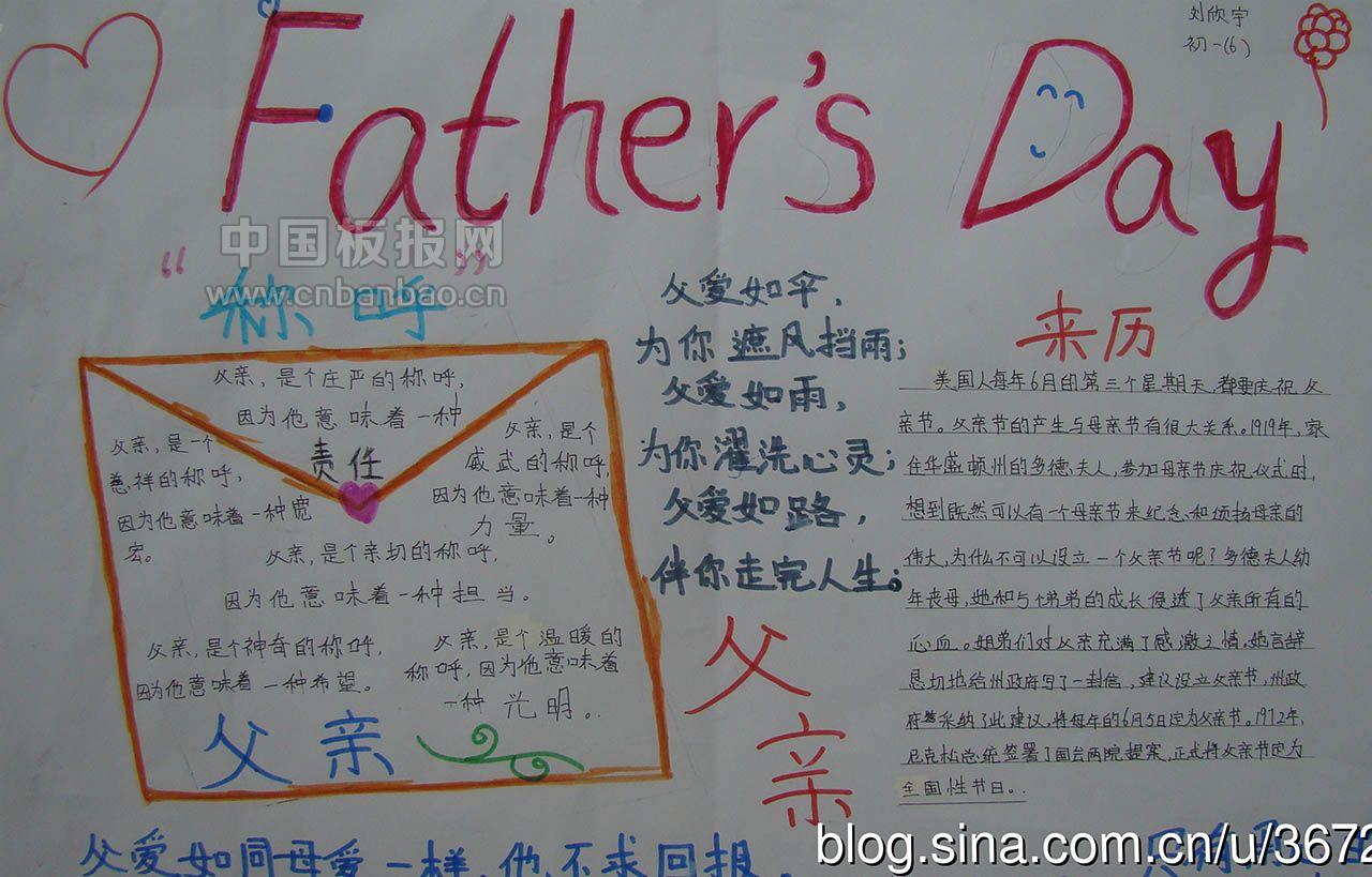 Father&#39;s Day手抄报
