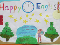 七年级英语手抄报 happy english