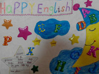 二年级英语手抄报 Happy English