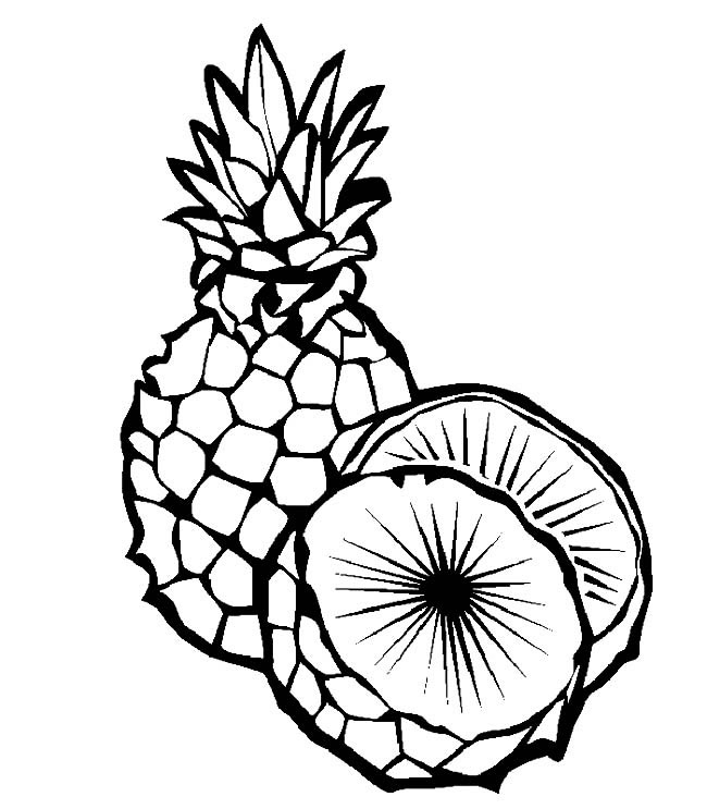 菠萝简笔画图片 菠萝怎么画