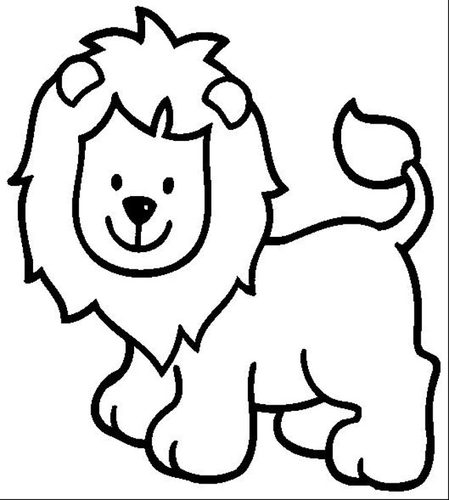 松狮狗简笔画图片 狮子怎么画