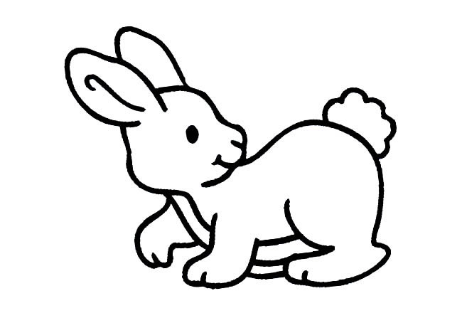 兔子简笔画_卡通萌兔子简笔画图片
