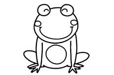 青蛙怎么画_青蛙简笔画动物图片