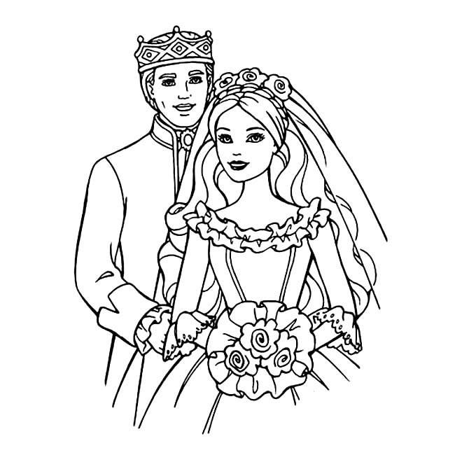 王子和公主简笔画图片 王子和公主怎么画- 老师板报网