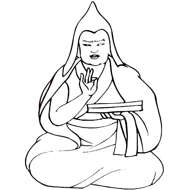 佛祖人物简笔画图片 佛祖人物怎么画