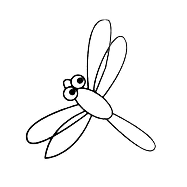竹蜻蜓简笔画图片 蜻蜓怎么画