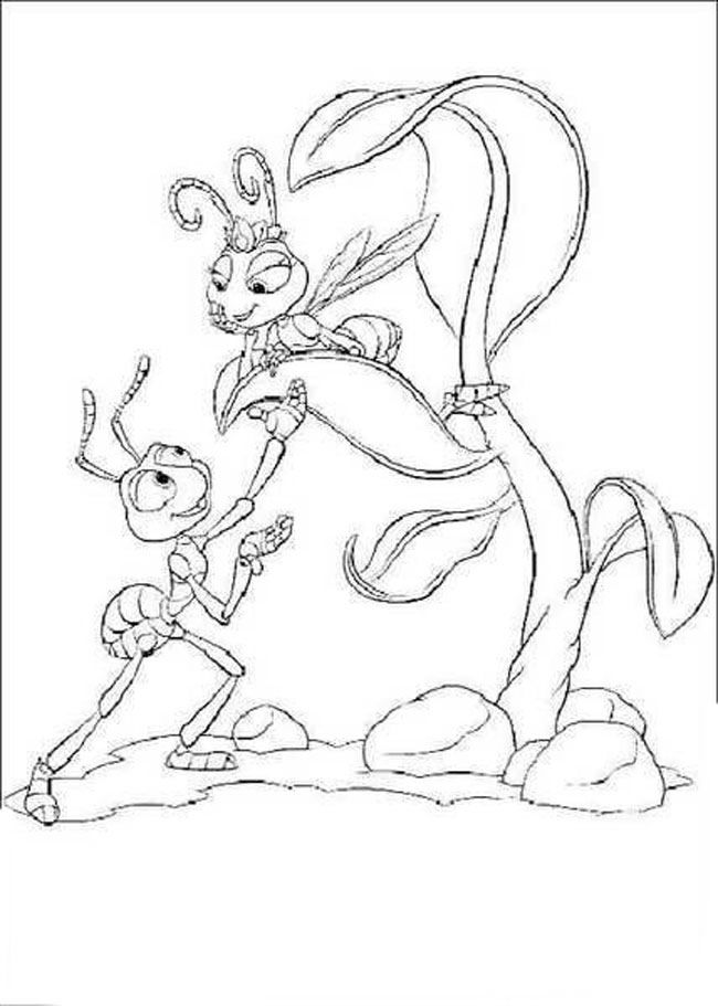 蚂蚁王子与公主简笔画步骤图片大全