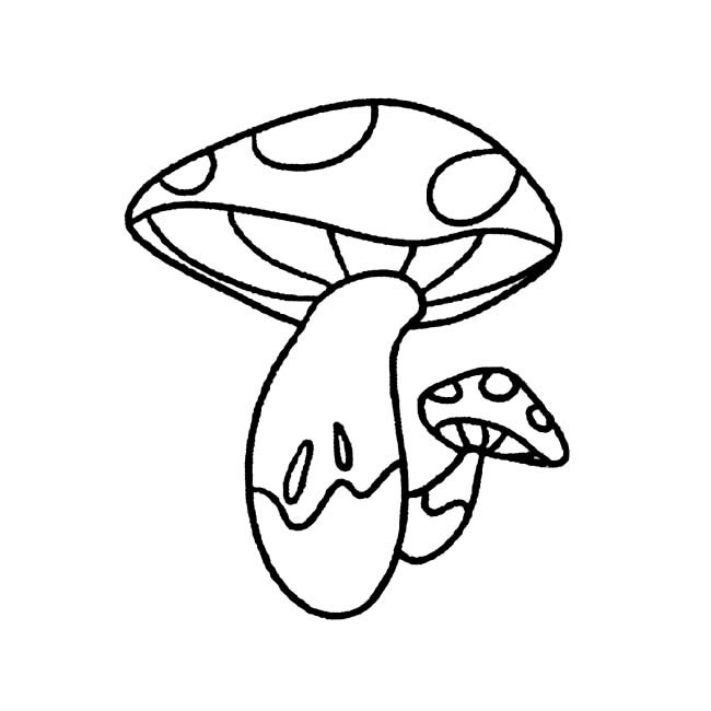 手绘蘑菇简笔画图片 手绘蘑菇怎么画