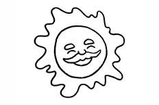 太阳公公简笔画图片 太阳怎么画