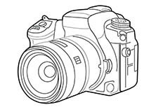 单反照相机简笔画图片 照相机怎么画