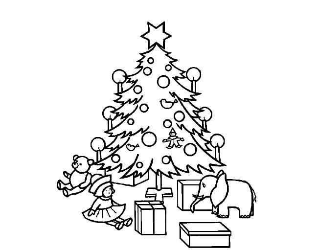 圣诞树简笔画图片 圣诞树怎么画