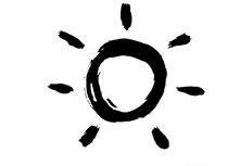 最简单的太阳怎么画 太阳创意简笔画图片