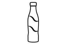 可乐瓶子简笔画图片 瓶子简笔画