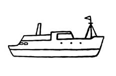 简单轮船怎么画 轮船简笔画图片