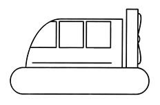 气垫船简笔画图片 气垫船怎么画