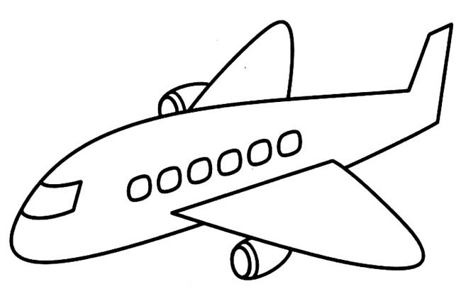 飞机交通工具简笔画步骤图片大全
