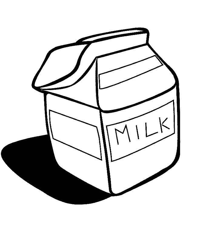 牛奶盒简笔画图片 牛奶盒怎么画