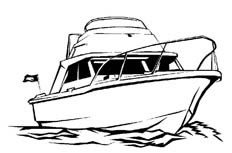 游艇交通工具简笔画图片 游艇要怎么画