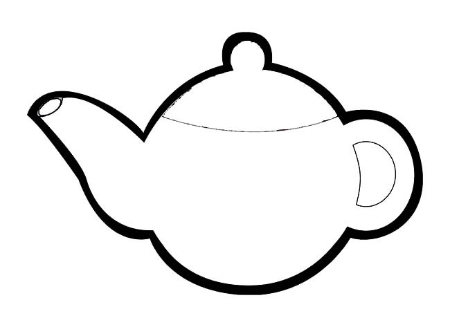 茶壶用品简笔画图片 茶壶怎么画