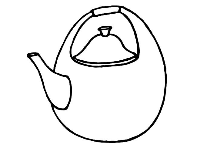 茶壶简笔画图片 茶壶怎么画