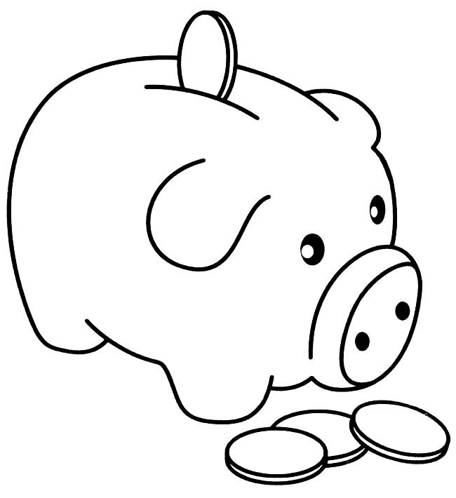 小猪存钱罐简笔画图片 小猪存钱罐怎么画