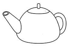 茶壶日用品简笔画图片 茶壶怎么画
