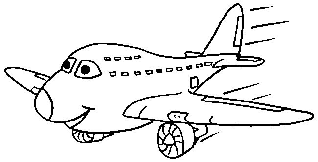飞机简笔画_卡通飞机怎么画