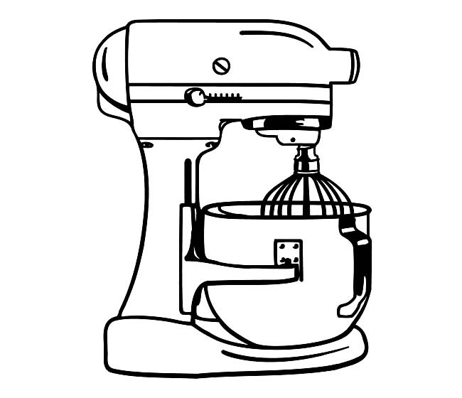 搅拌机简笔画图片 搅拌机怎么画