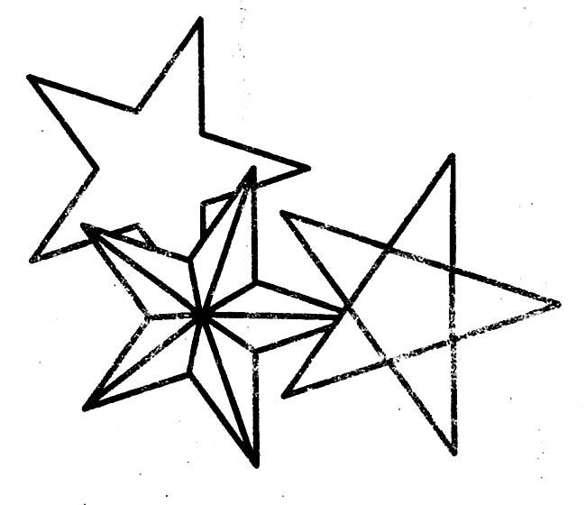 五角星简笔画图片 五角星怎么画
