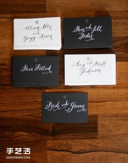 手工制作婚庆卡片图片 创意婚礼卡片DIY设计