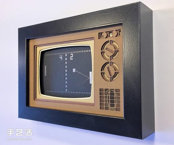 手工制作勾起儿时记忆 街机游戏3D展示盒