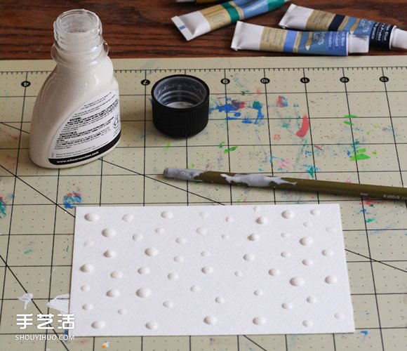 水彩明信片的制作方法 手绘水彩明信片教程图解