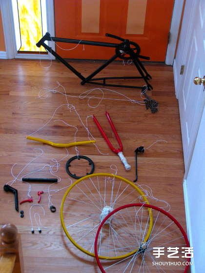 磷光自行车DIY制作教程 DIY发光自行车的方法