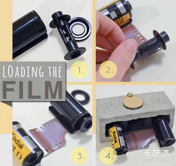 可拍照水泥相机DIY 自制水泥针孔相机的方法