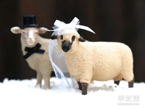 森系风格婚礼饰品DIY图片 感受满满的幸福！