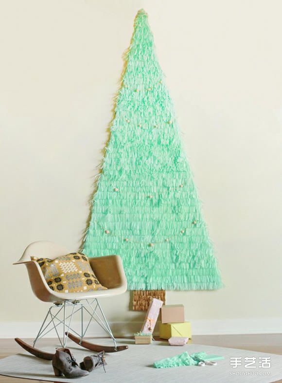 DIY大型圣诞树制作教程 简易圣诞树制作方法