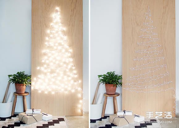 DIY大型圣诞树制作教程 简易圣诞树制作方法