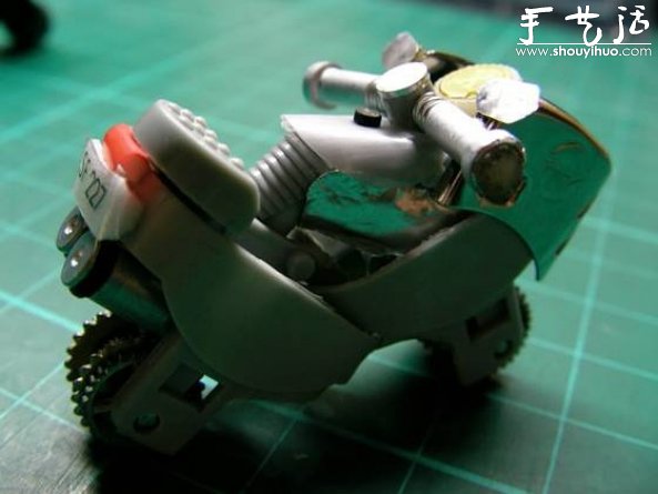 一次性打火机DIY摩托车模型
