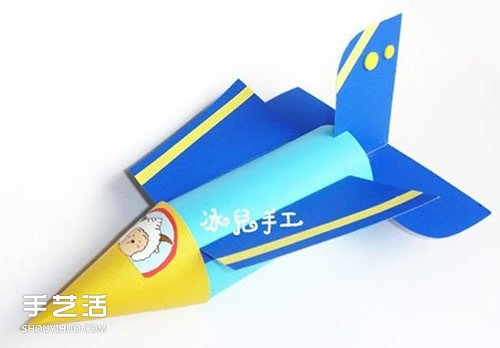 卫生纸筒手工制作飞机 简单飞机模型制作过程