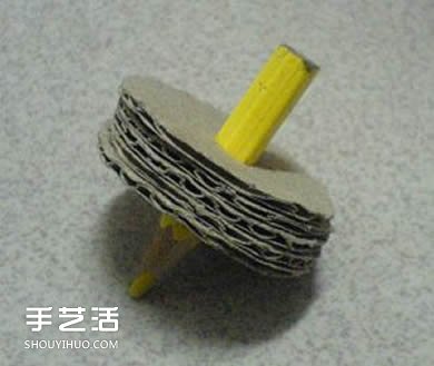 硬纸板制作陀螺的教程 自制陀螺的做法图解