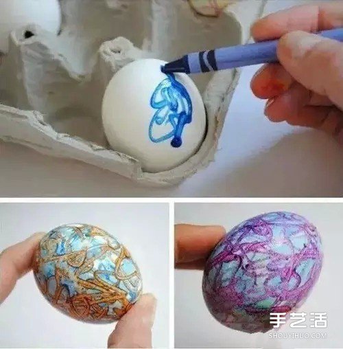 DIY鸡蛋画画可爱图片 幼儿鸡蛋画制作方法