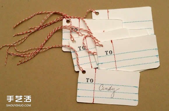 简易礼物标签DIY教程 礼物包装标签制作方法