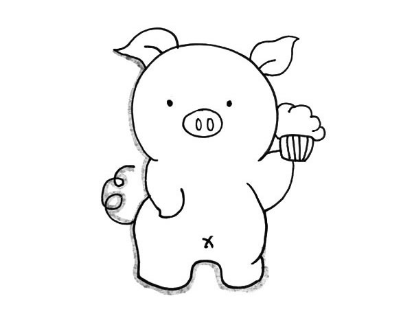 卡通小猪简笔画图片 小猪怎么画